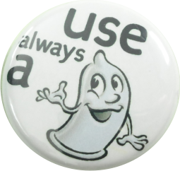 use always a condom button